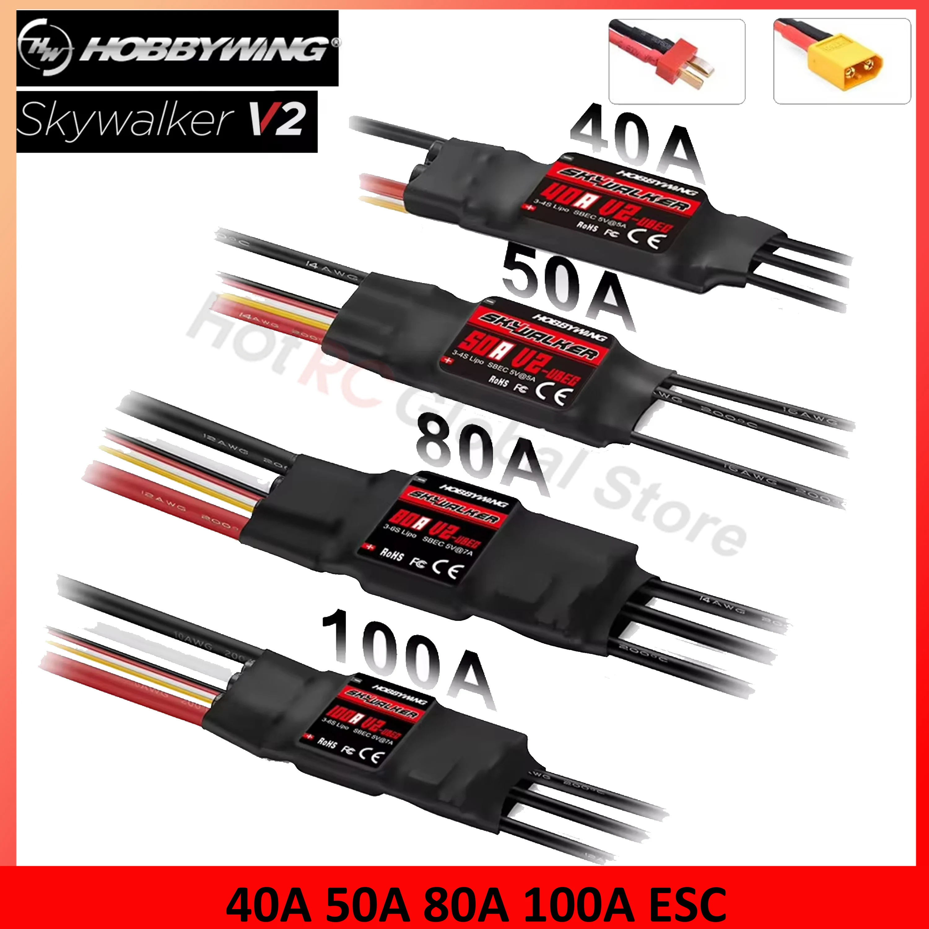 Drone Rc Leading - HOBBYWING Skywalker serie V2 40A 50A