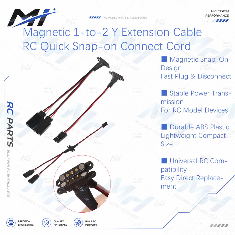 Drone Rc Toy - Cavo di prolunga magnetico 1-a-2 con
