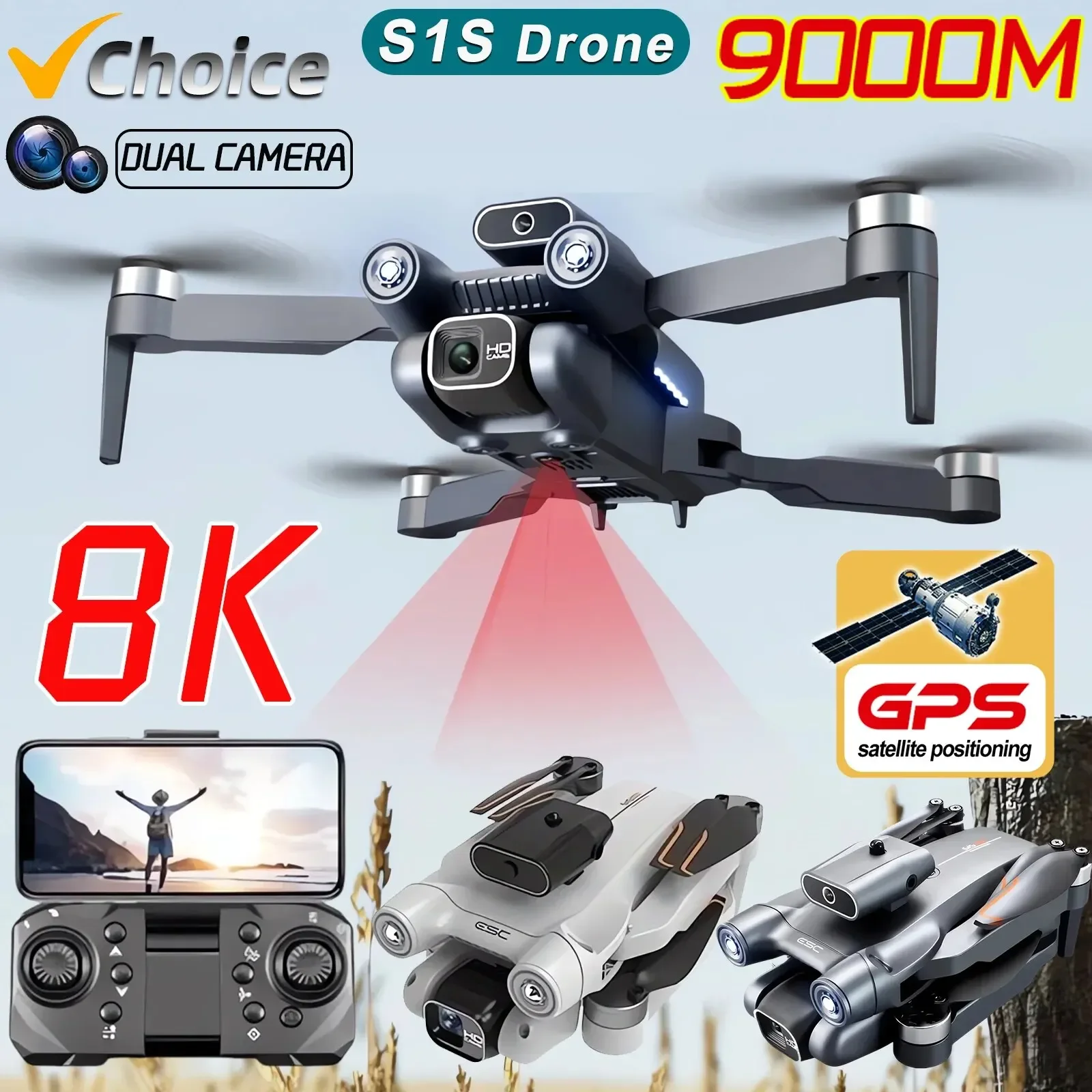 Drone Brushless S1S 4K Profess - Drone S1S Rc Quadcopter recensione e prezzo